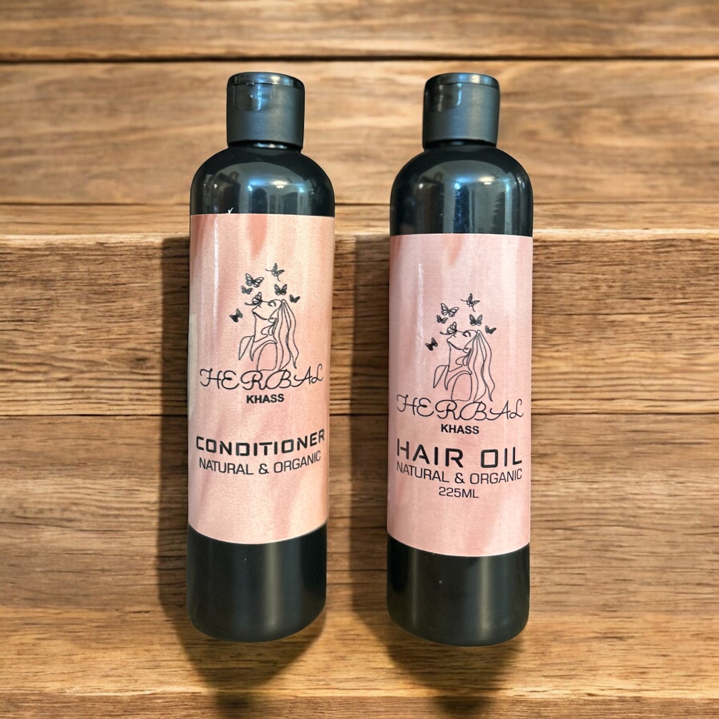 Glow & Grow Nourish Duo: Organic Hair Oil + Conditioner Set