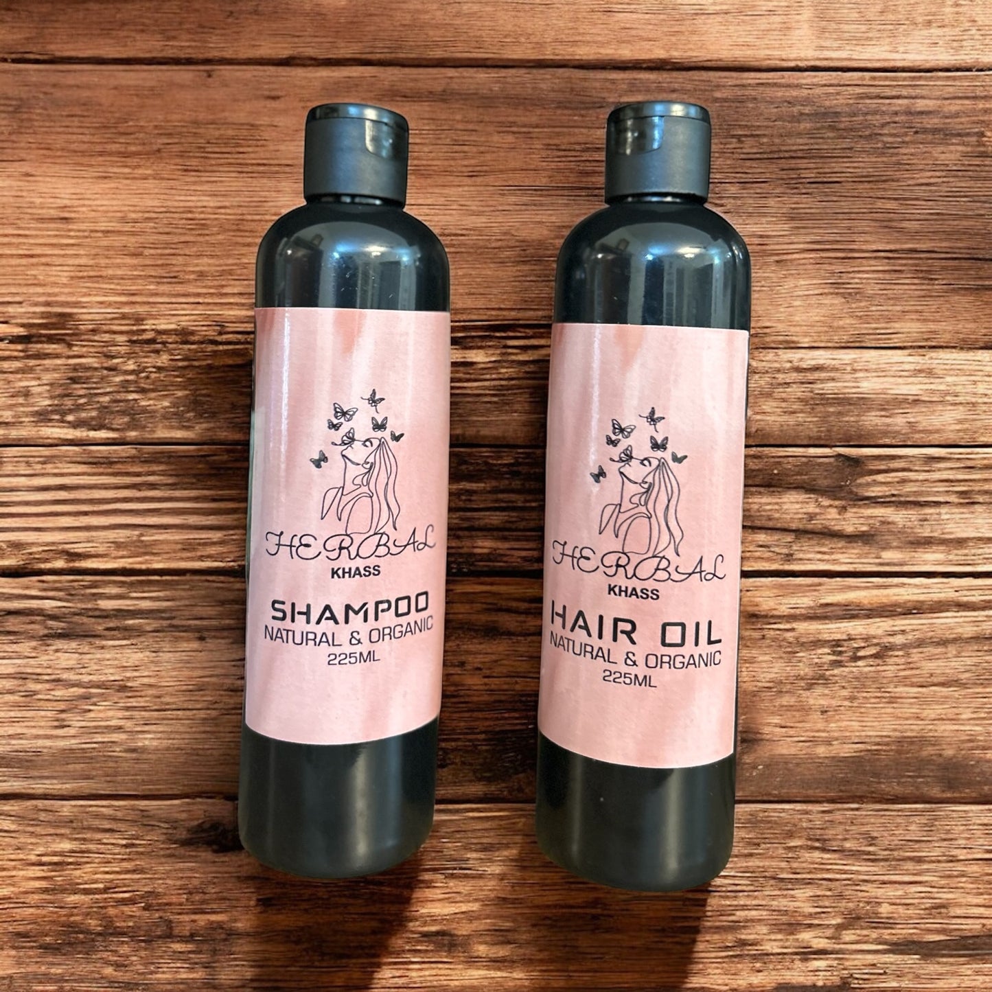 Glow & Grow Duo: Organic Shampoo + Hair Oil Set