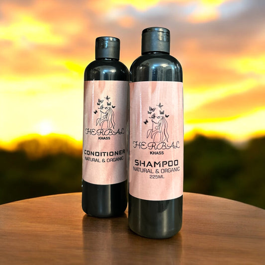 Glow & Grow Essentials: Organic Shampoo + Conditioner Set